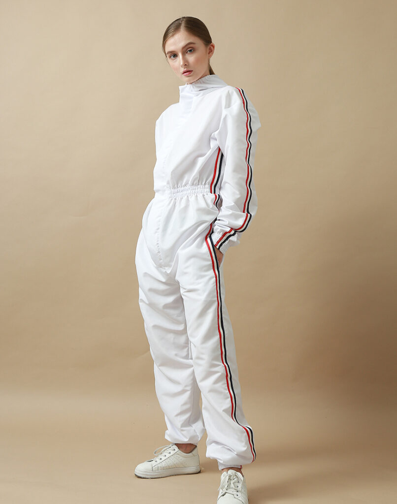 Chynna’s athleisure-inspired take on PPEs - her medical-grade tracksuit set 