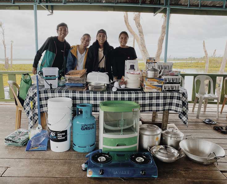 Issa during the Agusan Marsh turnover for World Wetlands Day last February 2020. The initiative was headed by Youth Engaged in Wetlands.