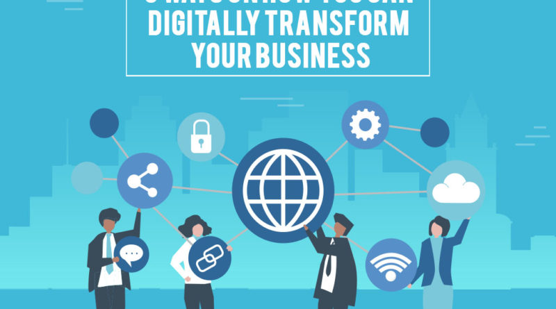5 Ways On How You Can Digitally Transform Your Business