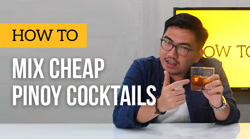 WATCH: A rundown of cheap Pinoy cocktails and how to make them