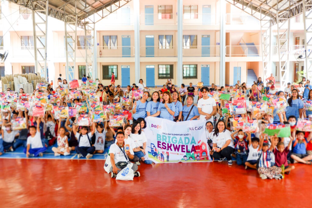 Digido, UnaCash bolster commitment to education, bayanihan with Brigada Eskwela support